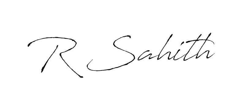 Here are the top 10 professional signature styles for the name R Sahith. These are the best autograph styles you can use for your name. R Sahith signature style 6 images and pictures png