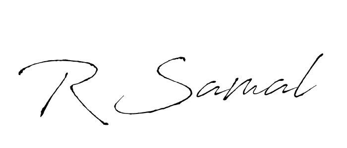 R Samal stylish signature style. Best Handwritten Sign (Antro_Vectra) for my name. Handwritten Signature Collection Ideas for my name R Samal. R Samal signature style 6 images and pictures png