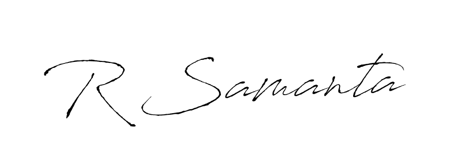 Make a beautiful signature design for name R Samanta. Use this online signature maker to create a handwritten signature for free. R Samanta signature style 6 images and pictures png