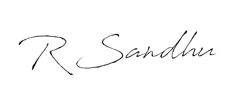 if you are searching for the best signature style for your name R Sandhu. so please give up your signature search. here we have designed multiple signature styles  using Antro_Vectra. R Sandhu signature style 6 images and pictures png