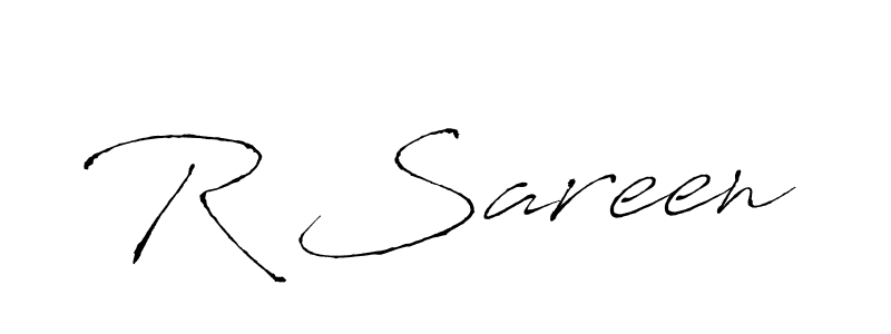 The best way (Antro_Vectra) to make a short signature is to pick only two or three words in your name. The name R Sareen include a total of six letters. For converting this name. R Sareen signature style 6 images and pictures png