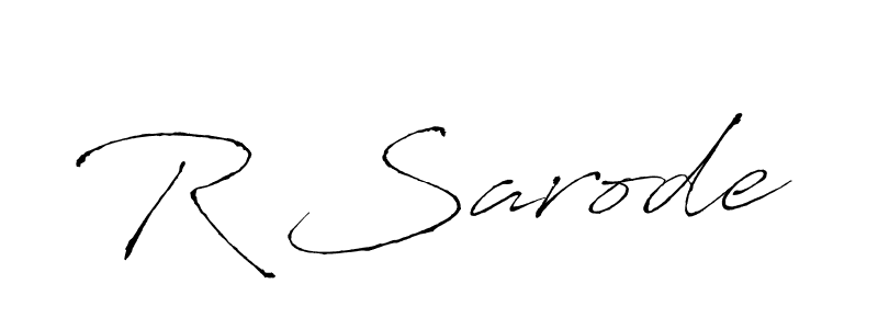 Similarly Antro_Vectra is the best handwritten signature design. Signature creator online .You can use it as an online autograph creator for name R Sarode. R Sarode signature style 6 images and pictures png