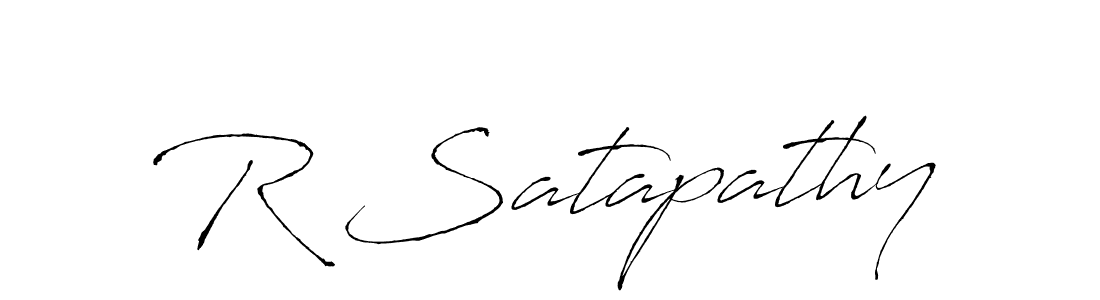 Make a beautiful signature design for name R Satapathy. Use this online signature maker to create a handwritten signature for free. R Satapathy signature style 6 images and pictures png