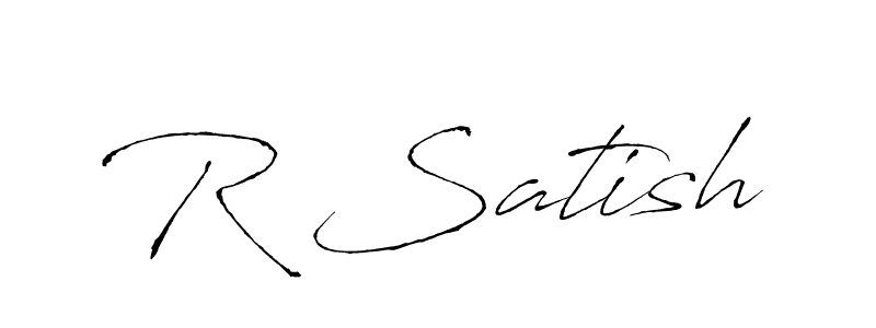 Make a beautiful signature design for name R Satish. Use this online signature maker to create a handwritten signature for free. R Satish signature style 6 images and pictures png