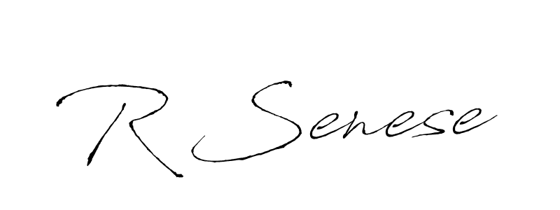 Create a beautiful signature design for name R Senese. With this signature (Antro_Vectra) fonts, you can make a handwritten signature for free. R Senese signature style 6 images and pictures png