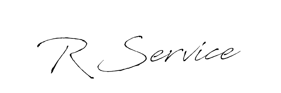 How to make R Service name signature. Use Antro_Vectra style for creating short signs online. This is the latest handwritten sign. R Service signature style 6 images and pictures png