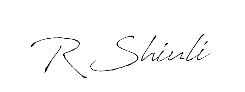 How to Draw R Shiuli signature style? Antro_Vectra is a latest design signature styles for name R Shiuli. R Shiuli signature style 6 images and pictures png