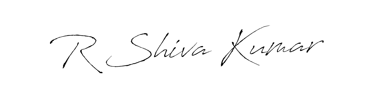 You should practise on your own different ways (Antro_Vectra) to write your name (R Shiva Kumar) in signature. don't let someone else do it for you. R Shiva Kumar signature style 6 images and pictures png