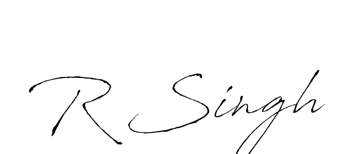 R Singh stylish signature style. Best Handwritten Sign (Antro_Vectra) for my name. Handwritten Signature Collection Ideas for my name R Singh. R Singh signature style 6 images and pictures png