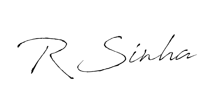 Here are the top 10 professional signature styles for the name R Sinha. These are the best autograph styles you can use for your name. R Sinha signature style 6 images and pictures png