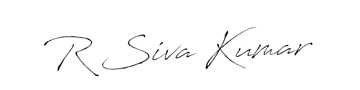 How to make R Siva Kumar signature? Antro_Vectra is a professional autograph style. Create handwritten signature for R Siva Kumar name. R Siva Kumar signature style 6 images and pictures png