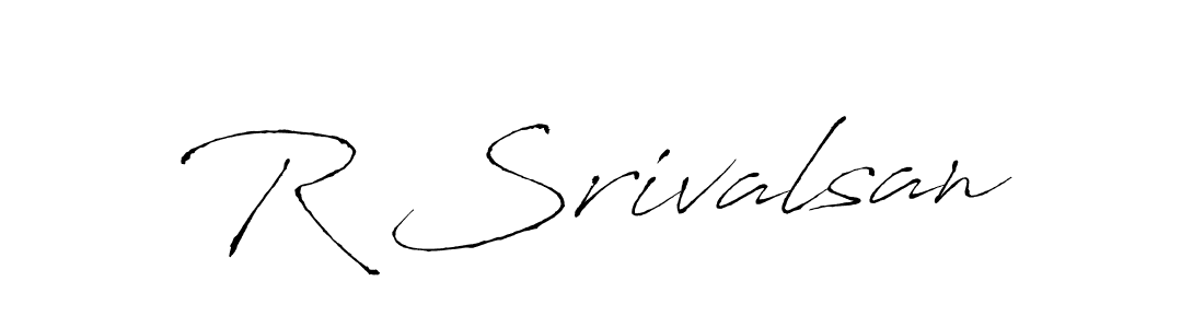 Make a beautiful signature design for name R Srivalsan. Use this online signature maker to create a handwritten signature for free. R Srivalsan signature style 6 images and pictures png