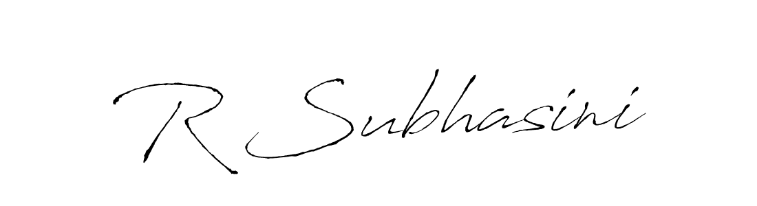 You should practise on your own different ways (Antro_Vectra) to write your name (R Subhasini) in signature. don't let someone else do it for you. R Subhasini signature style 6 images and pictures png
