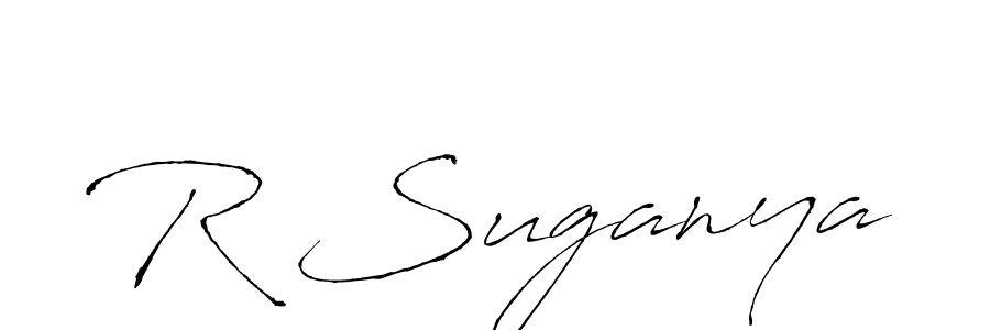 You can use this online signature creator to create a handwritten signature for the name R Suganya. This is the best online autograph maker. R Suganya signature style 6 images and pictures png