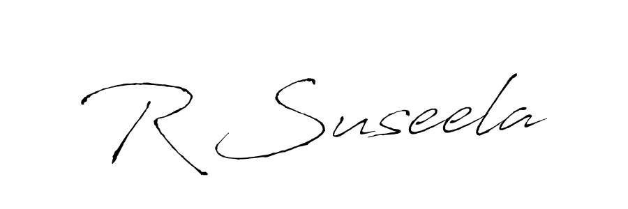 Antro_Vectra is a professional signature style that is perfect for those who want to add a touch of class to their signature. It is also a great choice for those who want to make their signature more unique. Get R Suseela name to fancy signature for free. R Suseela signature style 6 images and pictures png
