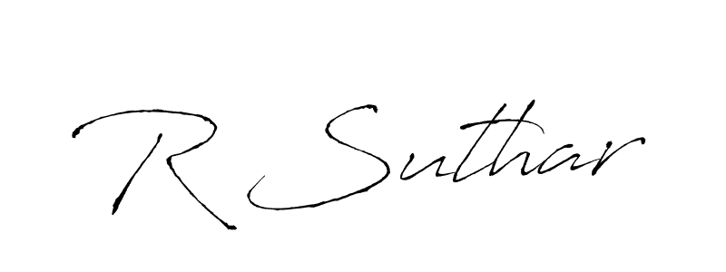 Check out images of Autograph of R Suthar name. Actor R Suthar Signature Style. Antro_Vectra is a professional sign style online. R Suthar signature style 6 images and pictures png