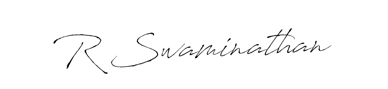 Antro_Vectra is a professional signature style that is perfect for those who want to add a touch of class to their signature. It is also a great choice for those who want to make their signature more unique. Get R Swaminathan name to fancy signature for free. R Swaminathan signature style 6 images and pictures png