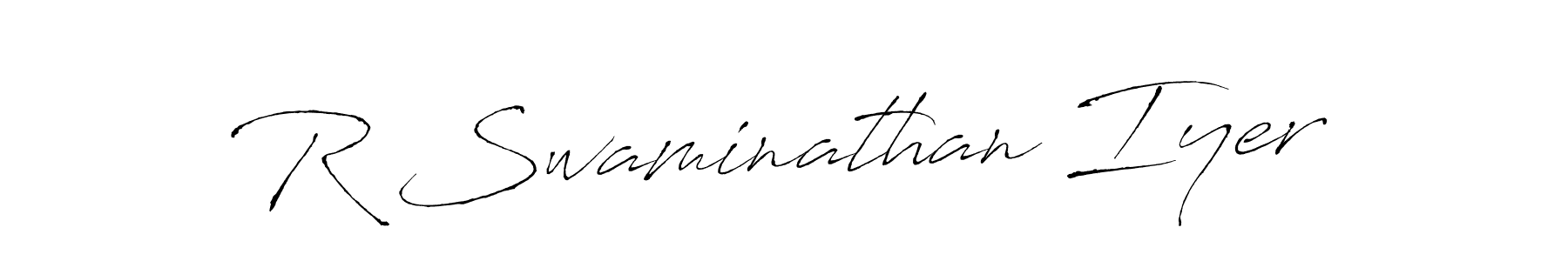 Similarly Antro_Vectra is the best handwritten signature design. Signature creator online .You can use it as an online autograph creator for name R Swaminathan Iyer. R Swaminathan Iyer signature style 6 images and pictures png