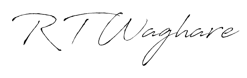 Use a signature maker to create a handwritten signature online. With this signature software, you can design (Antro_Vectra) your own signature for name R T Waghare. R T Waghare signature style 6 images and pictures png