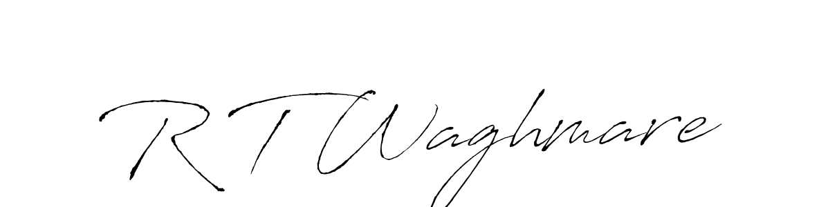 Also we have R T Waghmare name is the best signature style. Create professional handwritten signature collection using Antro_Vectra autograph style. R T Waghmare signature style 6 images and pictures png