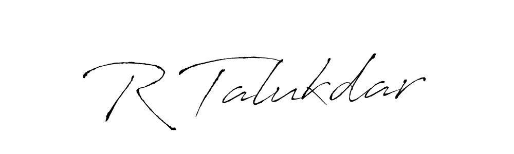 It looks lik you need a new signature style for name R Talukdar. Design unique handwritten (Antro_Vectra) signature with our free signature maker in just a few clicks. R Talukdar signature style 6 images and pictures png