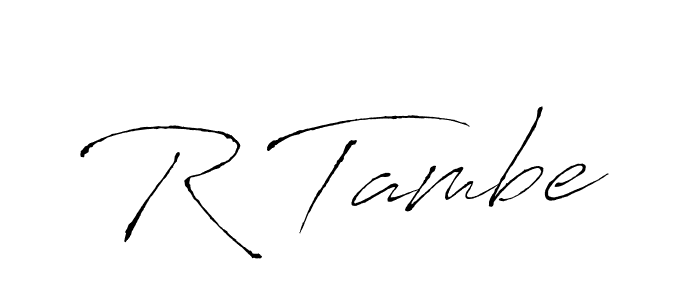 This is the best signature style for the R Tambe name. Also you like these signature font (Antro_Vectra). Mix name signature. R Tambe signature style 6 images and pictures png