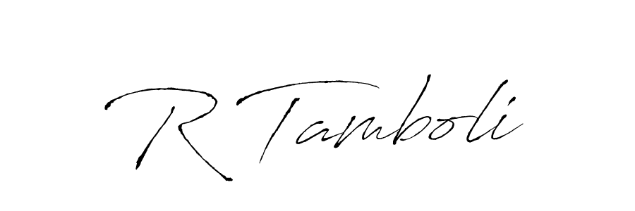 This is the best signature style for the R Tamboli name. Also you like these signature font (Antro_Vectra). Mix name signature. R Tamboli signature style 6 images and pictures png