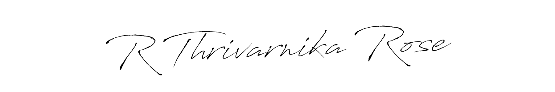 Also we have R Thrivarnika Rose name is the best signature style. Create professional handwritten signature collection using Antro_Vectra autograph style. R Thrivarnika Rose signature style 6 images and pictures png