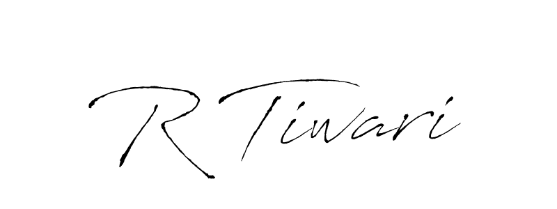 Use a signature maker to create a handwritten signature online. With this signature software, you can design (Antro_Vectra) your own signature for name R Tiwari. R Tiwari signature style 6 images and pictures png
