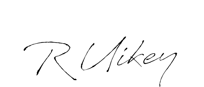 How to make R Uikey name signature. Use Antro_Vectra style for creating short signs online. This is the latest handwritten sign. R Uikey signature style 6 images and pictures png