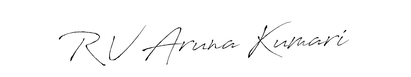 See photos of R V Aruna Kumari official signature by Spectra . Check more albums & portfolios. Read reviews & check more about Antro_Vectra font. R V Aruna Kumari signature style 6 images and pictures png