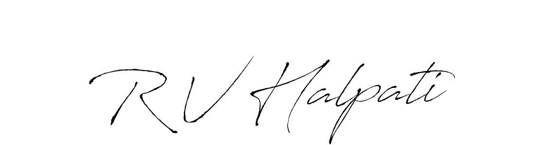 Make a beautiful signature design for name R V Halpati. Use this online signature maker to create a handwritten signature for free. R V Halpati signature style 6 images and pictures png
