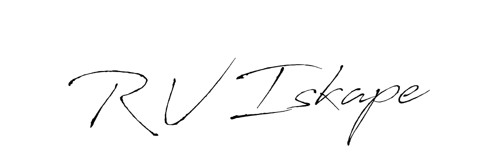 Make a beautiful signature design for name R V Iskape. Use this online signature maker to create a handwritten signature for free. R V Iskape signature style 6 images and pictures png