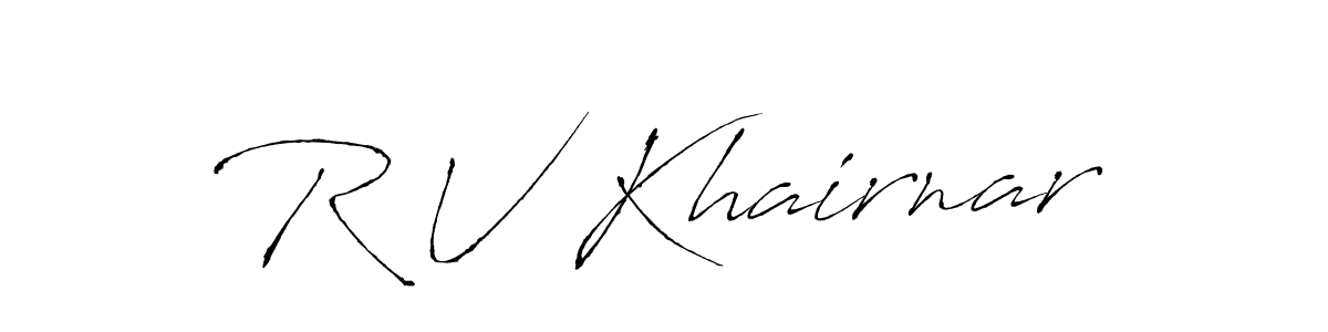 Use a signature maker to create a handwritten signature online. With this signature software, you can design (Antro_Vectra) your own signature for name R V Khairnar. R V Khairnar signature style 6 images and pictures png