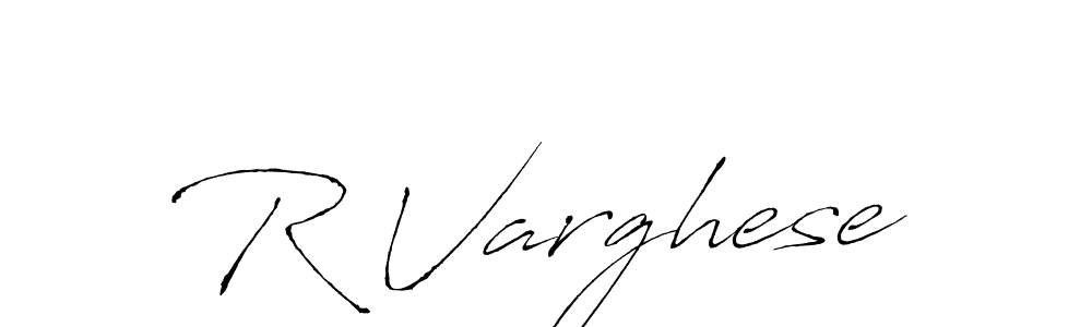 Make a beautiful signature design for name R Varghese. Use this online signature maker to create a handwritten signature for free. R Varghese signature style 6 images and pictures png