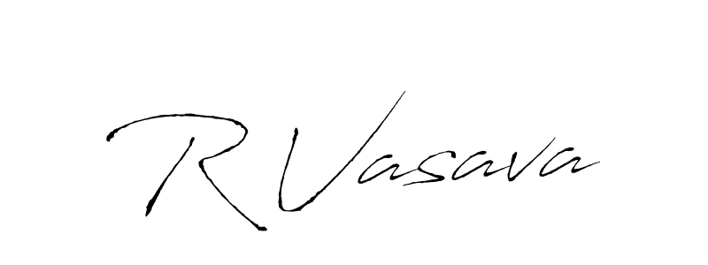Similarly Antro_Vectra is the best handwritten signature design. Signature creator online .You can use it as an online autograph creator for name R Vasava. R Vasava signature style 6 images and pictures png