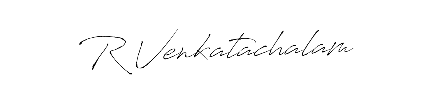 This is the best signature style for the R Venkatachalam name. Also you like these signature font (Antro_Vectra). Mix name signature. R Venkatachalam signature style 6 images and pictures png