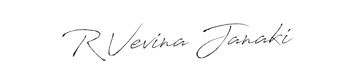 How to make R Vevina Janaki signature? Antro_Vectra is a professional autograph style. Create handwritten signature for R Vevina Janaki name. R Vevina Janaki signature style 6 images and pictures png