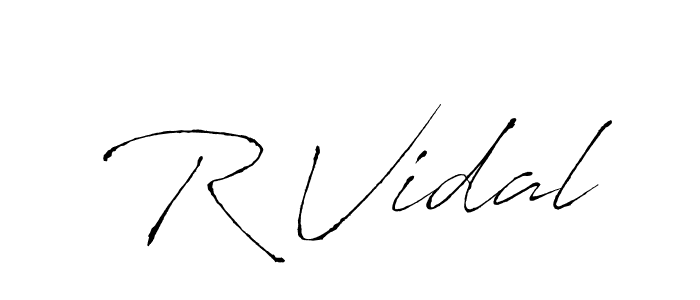 Make a beautiful signature design for name R Vidal. Use this online signature maker to create a handwritten signature for free. R Vidal signature style 6 images and pictures png