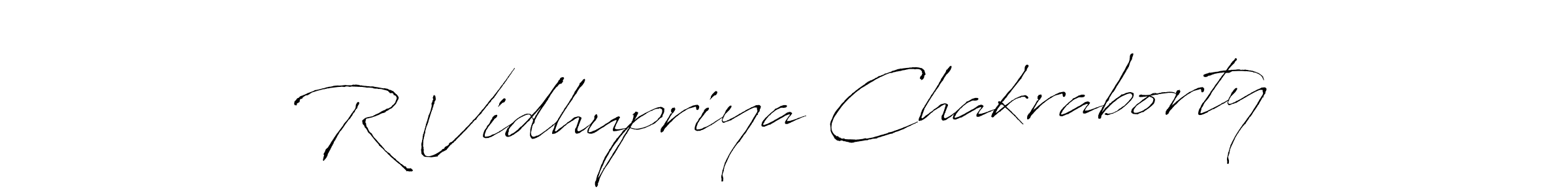 How to Draw R Vidhupriya Chakraborty signature style? Antro_Vectra is a latest design signature styles for name R Vidhupriya Chakraborty. R Vidhupriya Chakraborty signature style 6 images and pictures png