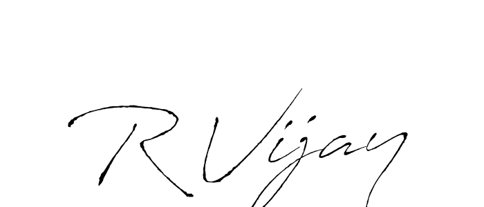 Once you've used our free online signature maker to create your best signature Antro_Vectra style, it's time to enjoy all of the benefits that R Vijay name signing documents. R Vijay signature style 6 images and pictures png