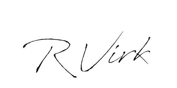 Also we have R Virk name is the best signature style. Create professional handwritten signature collection using Antro_Vectra autograph style. R Virk signature style 6 images and pictures png