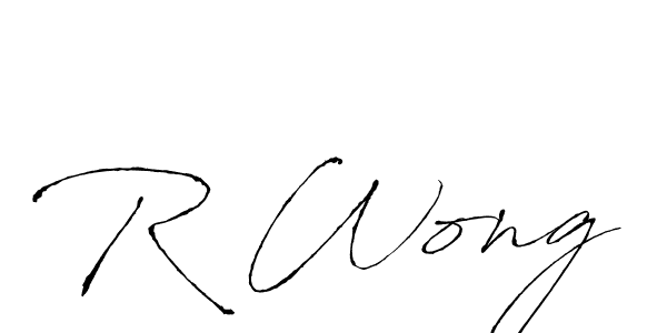 Make a beautiful signature design for name R Wong. Use this online signature maker to create a handwritten signature for free. R Wong signature style 6 images and pictures png