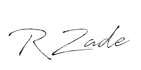 Make a beautiful signature design for name R Zade. Use this online signature maker to create a handwritten signature for free. R Zade signature style 6 images and pictures png