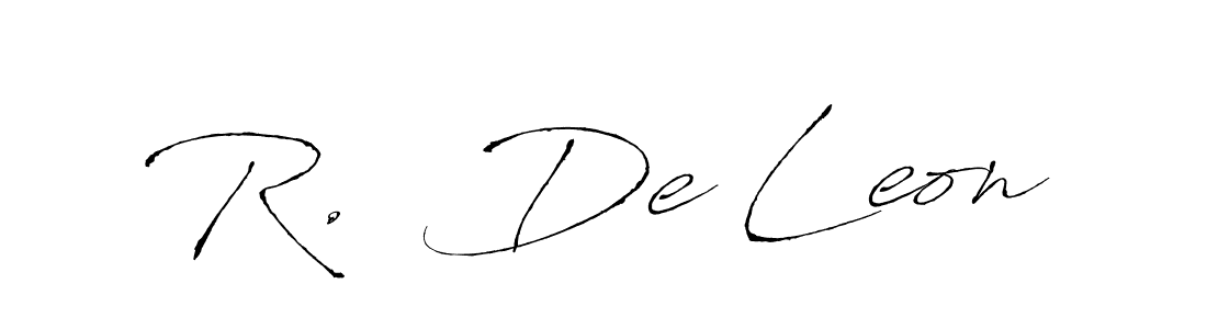 Once you've used our free online signature maker to create your best signature Antro_Vectra style, it's time to enjoy all of the benefits that R.  De Leon name signing documents. R.  De Leon signature style 6 images and pictures png