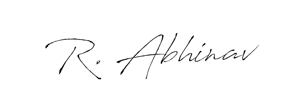 if you are searching for the best signature style for your name R. Abhinav. so please give up your signature search. here we have designed multiple signature styles  using Antro_Vectra. R. Abhinav signature style 6 images and pictures png