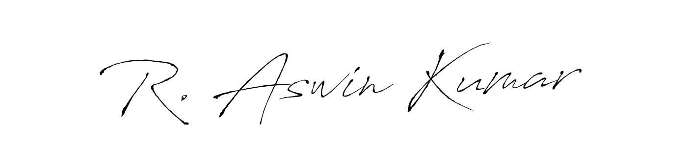 Make a short R. Aswin Kumar signature style. Manage your documents anywhere anytime using Antro_Vectra. Create and add eSignatures, submit forms, share and send files easily. R. Aswin Kumar signature style 6 images and pictures png