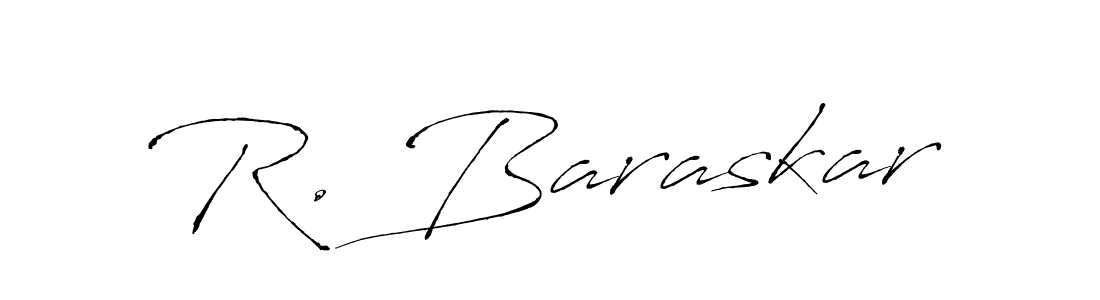 Create a beautiful signature design for name R. Baraskar. With this signature (Antro_Vectra) fonts, you can make a handwritten signature for free. R. Baraskar signature style 6 images and pictures png