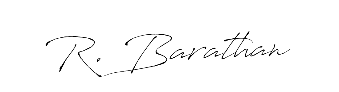 How to make R. Barathan signature? Antro_Vectra is a professional autograph style. Create handwritten signature for R. Barathan name. R. Barathan signature style 6 images and pictures png