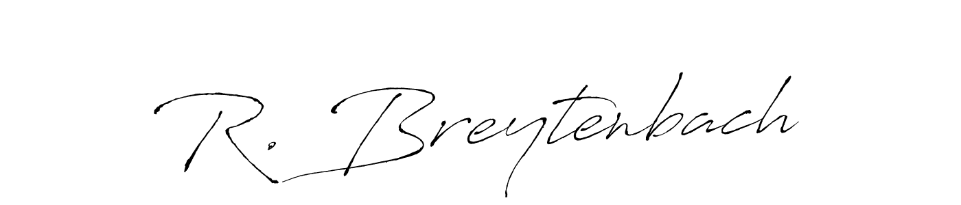 You should practise on your own different ways (Antro_Vectra) to write your name (R. Breytenbach) in signature. don't let someone else do it for you. R. Breytenbach signature style 6 images and pictures png